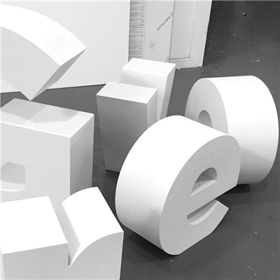 PVCフォームボードの文字